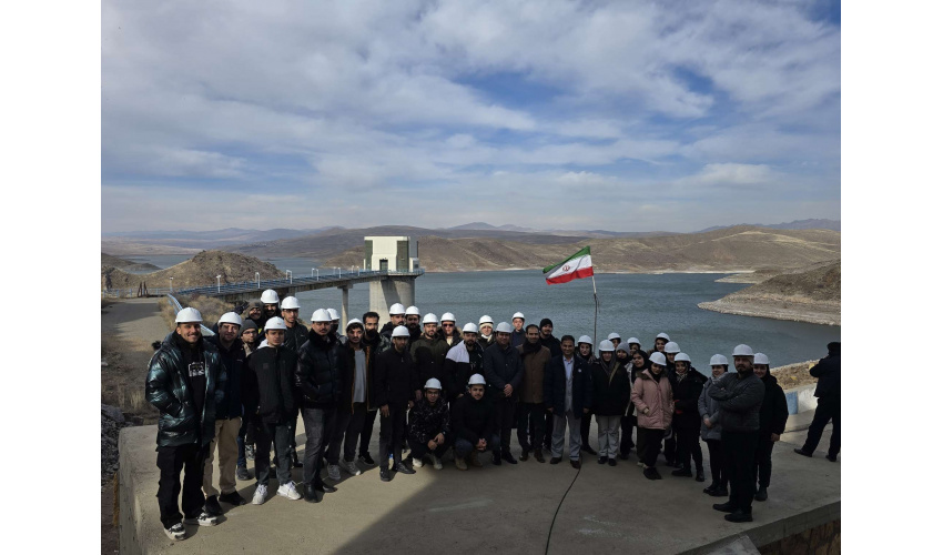 بازدید علمی دانشجویان دروس بناهای آبی و هیدرولیک و آزمایشگاه از سد ستارخان شهرستان اهر