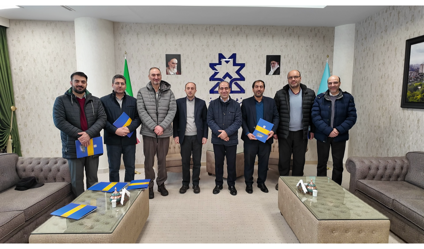 نشست صمیمانه اعضاء هسته گزینش با ریاست دانشگاه صنعتی سهند تبریز برگزار شد