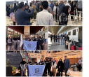 بدرقه کاروان ورزشی دختران با حضور معاون محترم دانشجویی به هفدهمین المپیاد ورزش های قهرمانی دانشجویان دانشگاه های کشور