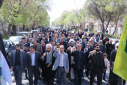 حضور گسترده دانشگاهیان دانشگاه های صنعتی سهند و هنر اسلامی تبریز در راهپیمایی روز  جهانی قدس