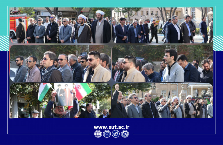 دانشگاهیان دانشگاه صنعتی تبریز، یک‌صدا علیه استکبار جهانی؛ فریاد بصیرت در روز ۱۳ آبان